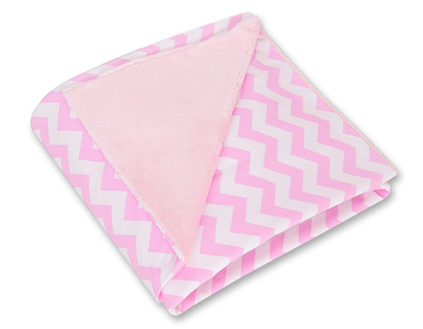 Sitzpolster für den Kindersitz - Chevron Pink