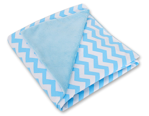 Sitzpolster für Kindersitze - Chevron Blue