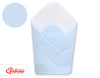 Babynest mit verstärktem Boden - Hanging Hearts blue strips