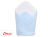 Babynest mit verstärktem Boden - Hanging Hearts blue strips