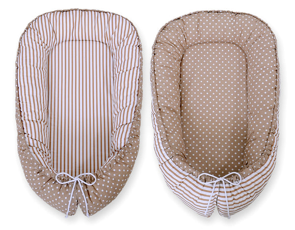 Unipesä – Dots on Brown/Strips