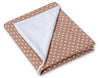 Sitzauflage für Kindersitze – White Dots On Brown