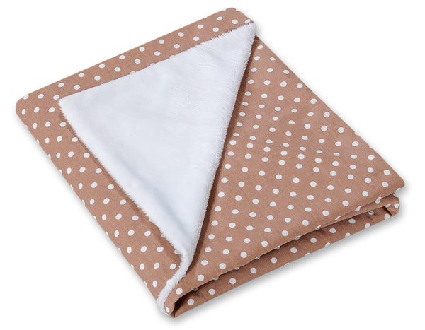 Sitzauflage für Kindersitze – White Dots On Brown