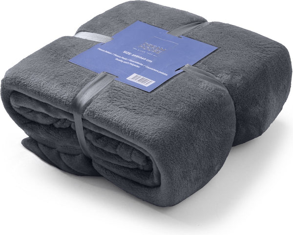 VUODEVAATTEET - Torkkupeitto Dh Fleece antrasiitti Overig