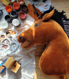 Premium Keppihevonen / Hobby Horse - Hellbraun 2 A3
