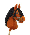 Premium Steckenpferd / Hobby Horse - Hellbraunes Pferd A3