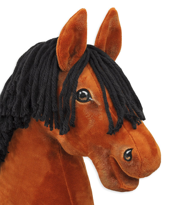 Premium Steckenpferd / Hobby Horse - Hellbraunes Pferd A3