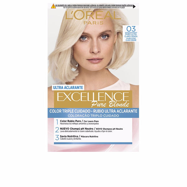 L'oréal Paris - Excellence Creme dye #03 ultra light ash blonde 192 ml