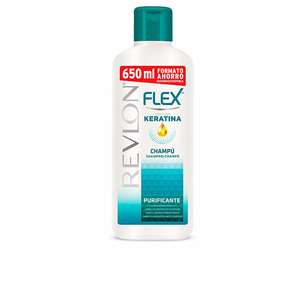 Revlon Mass Market - Flex Keratin purifying oily hair shampoo 650 ml