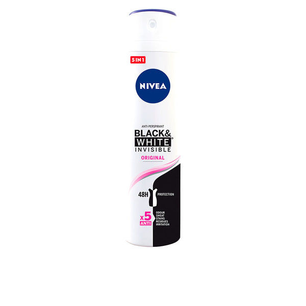 Nivea - Black & White Invisible deodorant spray 200 ml
