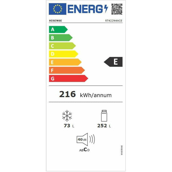 Hisense jääkaappi 252L teräs