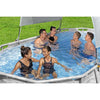 Weißer Bestway Poolüberdachung Bolovan