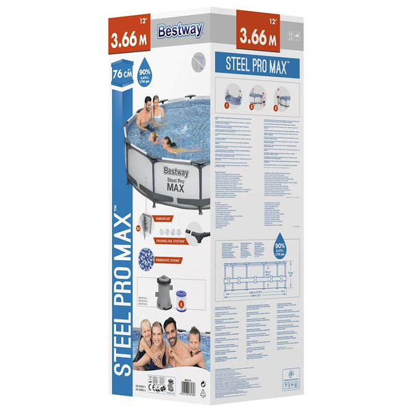 Bestway Steel Pro Max Schwimmbecken-Set Daina 366x76cm