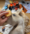 Premium Keppihevonen / Hobby Horse - Cremello horse A3