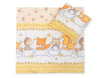 Babydecke 77x77cm und Kissen - Forest animals cream