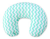 Vielseitiges ergonomisches Stillkissen - Chevron-Minze