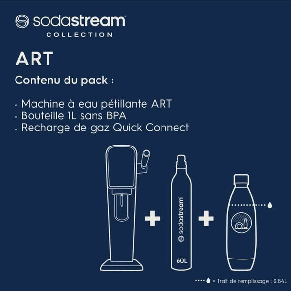 Sodastream ART Mandarine soodakone 1 L - Vuodevaatteet.fi