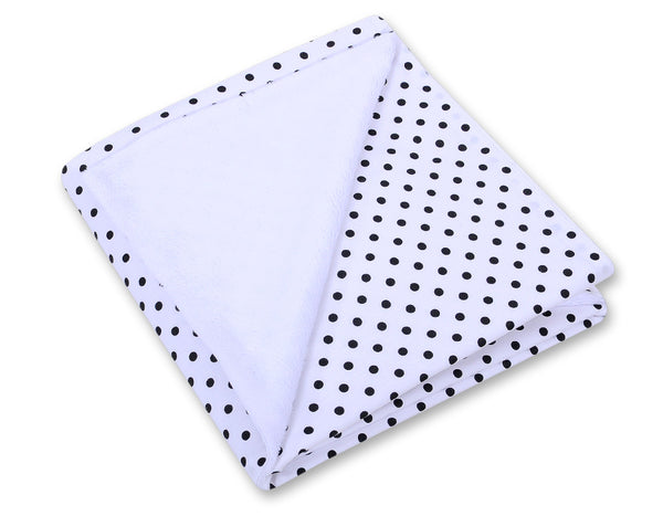 Sitzauflage für Kindersitz – Black Dots On White