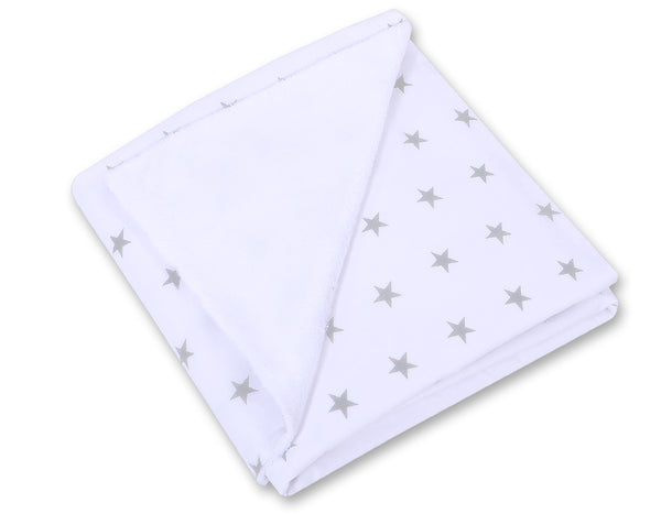 Sitzpolster für den Kindersitz - Grey Stars On White