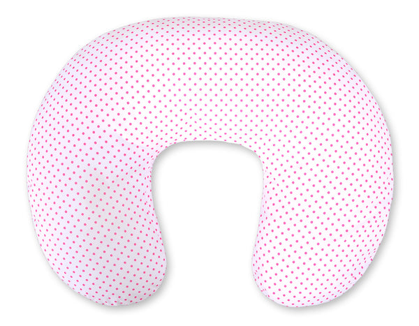Monikäyttöinen ergonominen imetystyyny - Pink dots