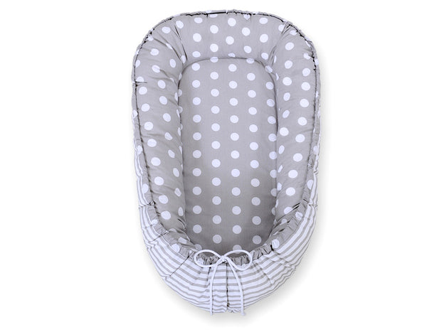 Unipesä – Dots On Grey/ Grey Strips