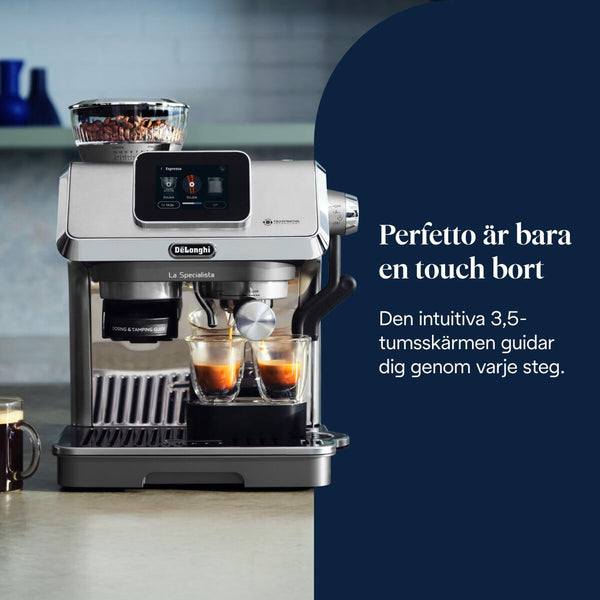 DeLonghi kahvinkeitin metallirungolla