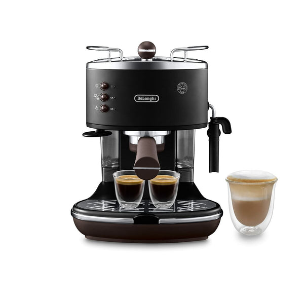 DeLonghi Manuaalinen Kahvinkeitin Musta 1,4 L - Vuodevaatteet.fi