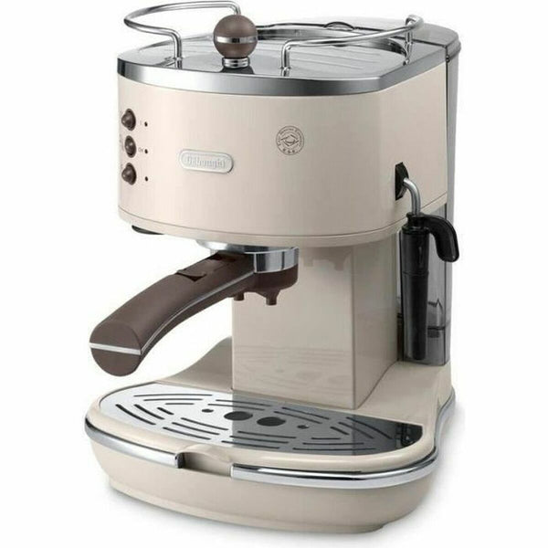 DeLonghi Manuaalinen Kahvinkeitin Beige 1,4 L - Vuodevaatteet.fi