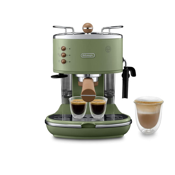 DeLonghi Manuaalinen Kahvinkeitin Vihreä 1,4 L - Vuodevaatteet.fi