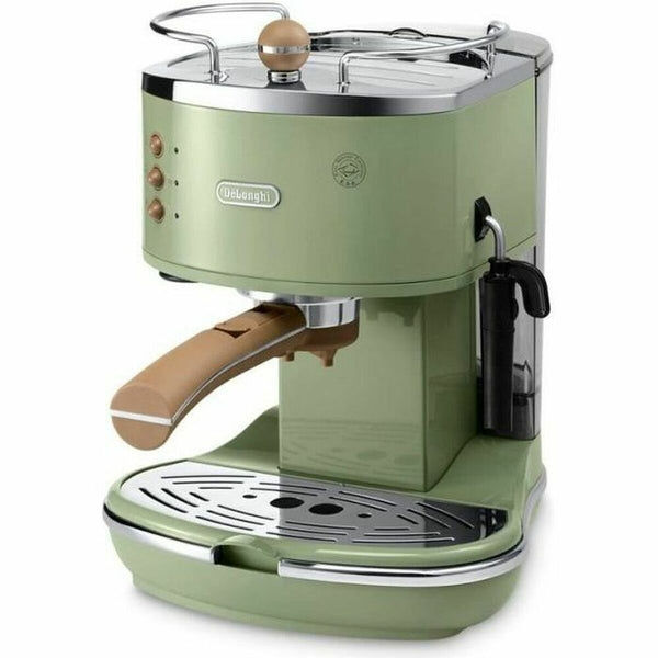 DeLonghi Manuaalinen Kahvinkeitin Vihreä 1,4 L - Vuodevaatteet.fi