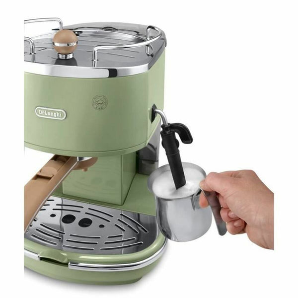 DeLonghi Manuaalinen Kahvinkeitin Vihreä 1,4 L - Vuodevaatteet.fi