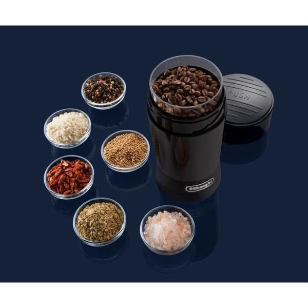 DeLonghi kahvimylly 170W, 90g, musta