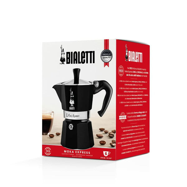 Bialetti Moka Express Mokkapannu Musta