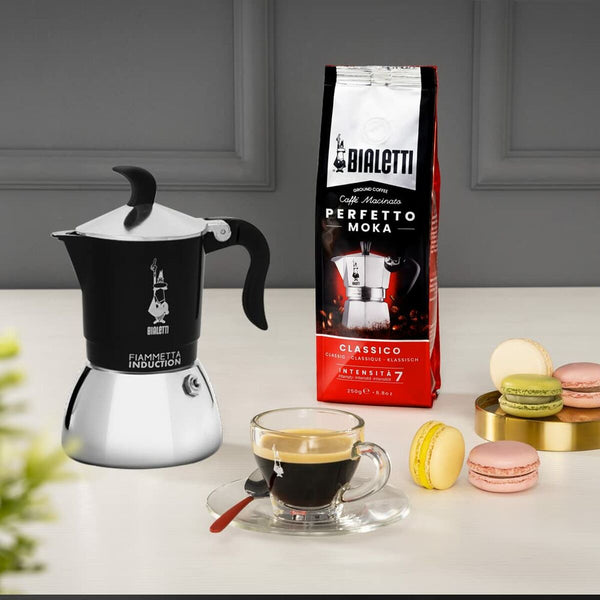 Bialetti Fiammetta Mokkapannu Musta 4 Kupillista