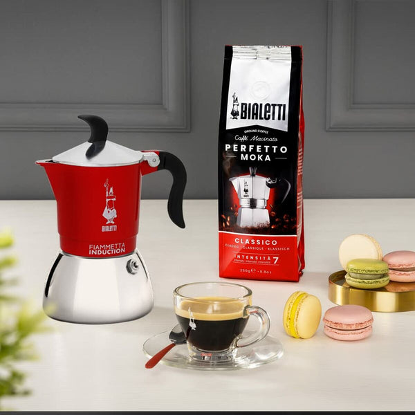 Bialetti Fiammetta Punainen Mokkapannu 2 Kupille