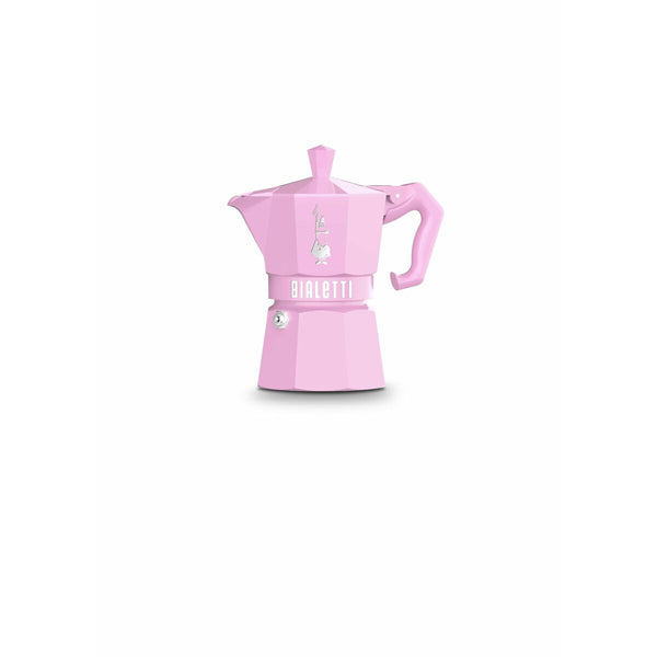 Bialetti Moka Exclusive Italialainen Mokkapannu 3 Kupille, Pinkki