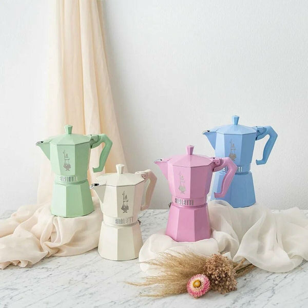 Bialetti Moka Exclusive Pinkki Mokkapannu 6 Kupille