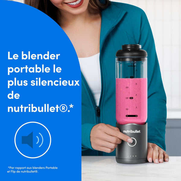 Nutribullet Harmaa Kuppiblenderi 600 ml - Vuodevaatteet.fi