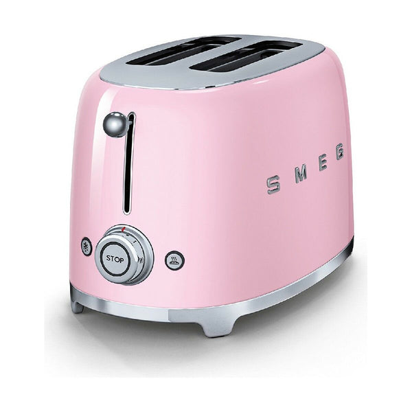 Smeg 50-luvun tyylinen leivänpaahdin, vaaleanpunainen