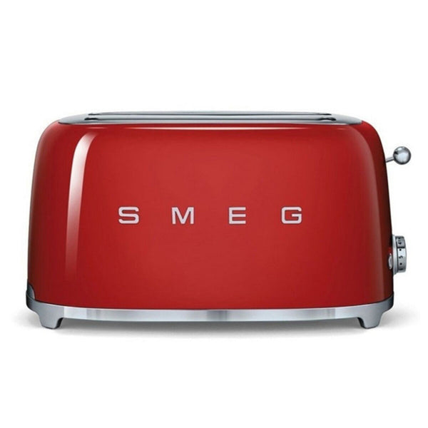 Smeg Leivänpaahdin 1500W, Punainen - Vuodevaatteet.fi