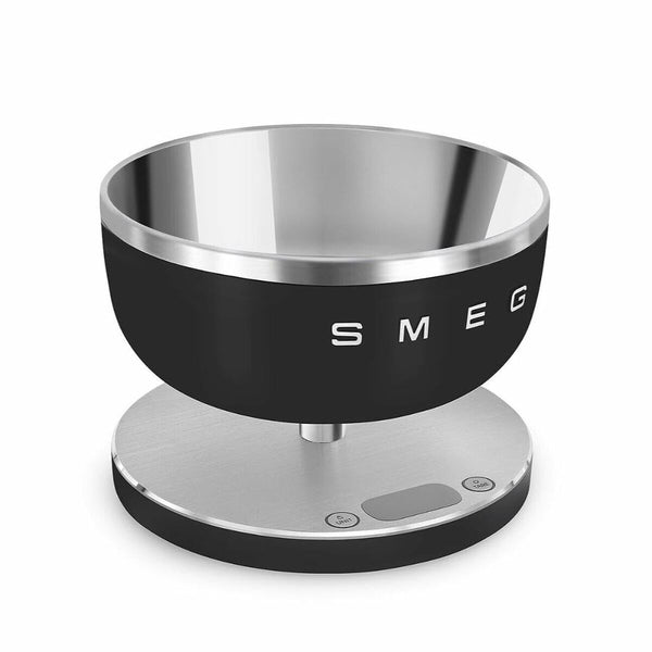 Smeg digitaalinen keittiövaaka musta 5 kg - Vuodevaatteet.fi
