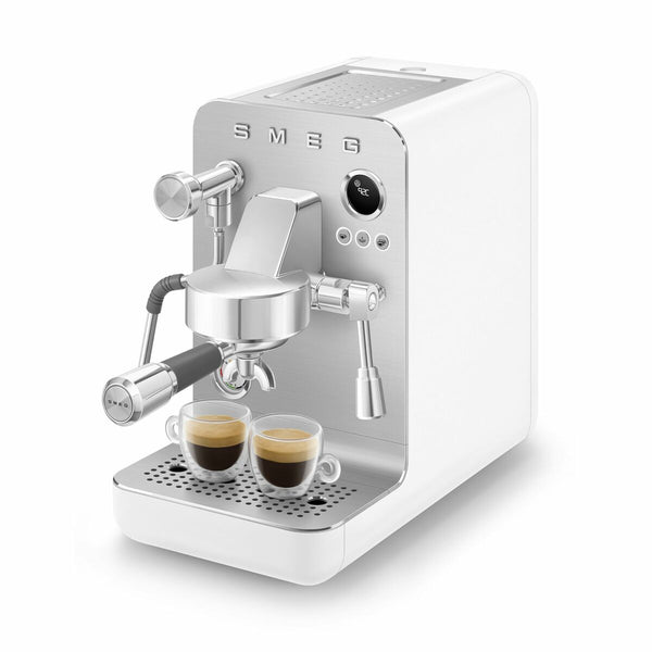 Smeg Manuaalinen Espressokeitin Valkoinen - Vuodevaatteet.fi