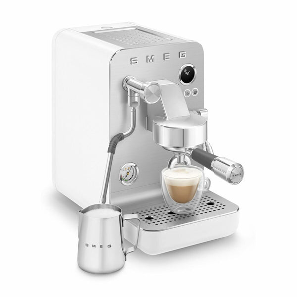 Smeg Manuaalinen Espressokeitin Valkoinen - Vuodevaatteet.fi