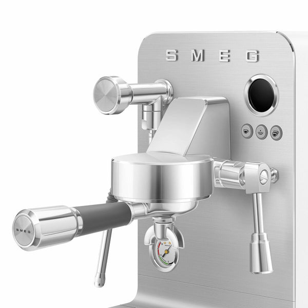 Smeg Manuaalinen Espressokeitin Valkoinen - Vuodevaatteet.fi