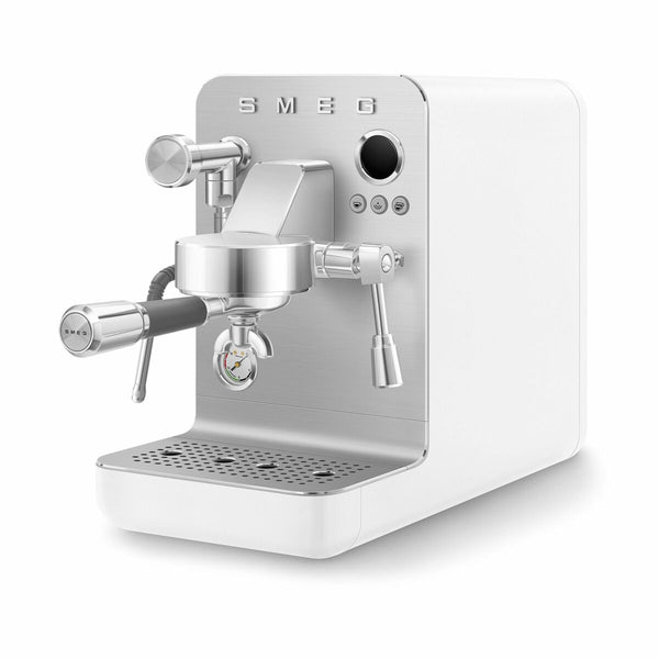 Smeg Manuaalinen Espressokeitin Valkoinen - Vuodevaatteet.fi