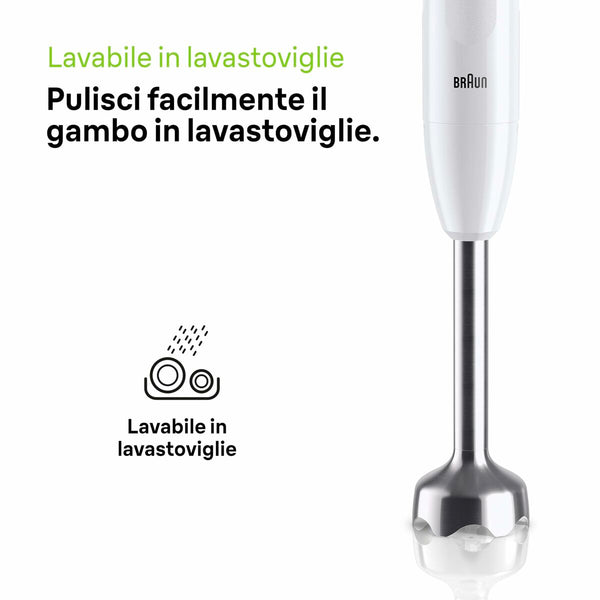 Braun sauvasekoitin 450 W valkoinen - Vuodevaatteet.fi
