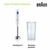 Braun sauvasekoitin 450 W valkoinen - Vuodevaatteet.fi
