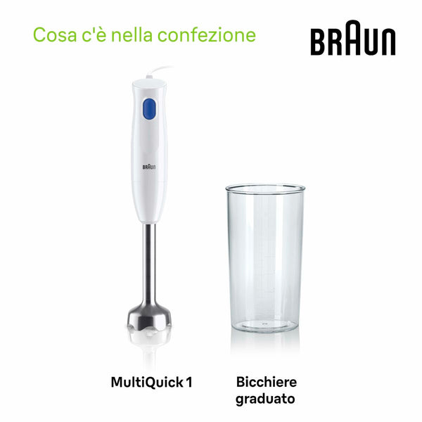 Braun sauvasekoitin 450 W valkoinen - Vuodevaatteet.fi