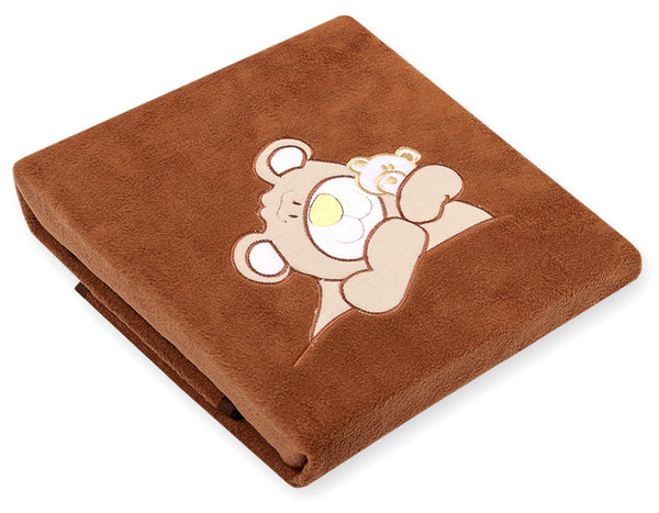Baby-Fleecedecke - Teddybär Barnaba Braun
