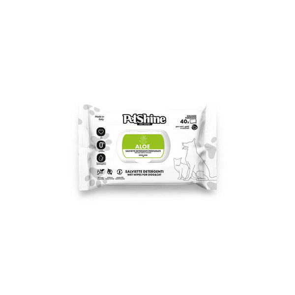Porrini Aloe Vera Kosteusliinat Lemmikille 40 kpl